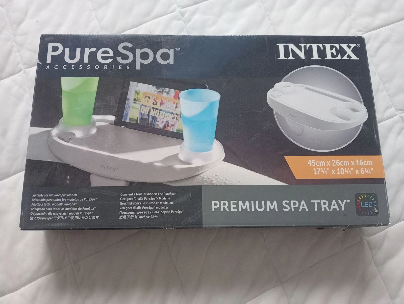 Tablette pour spa gonflable 